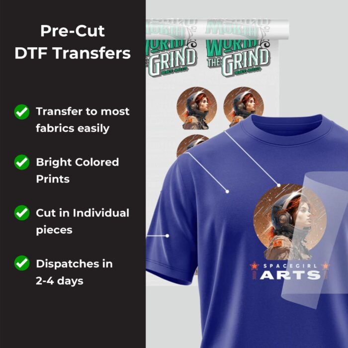 DTF Transfer Stickers (for Fabrics)